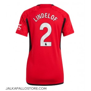 Manchester United Victor Lindelof #2 Kotipaita Naisten 2023-24 Lyhythihainen
